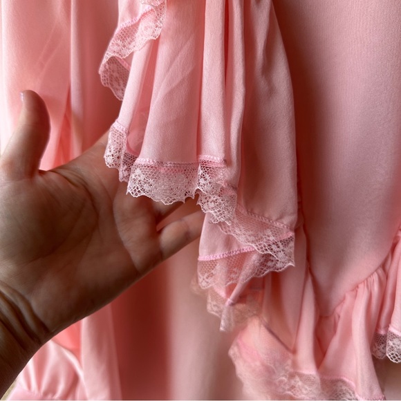 Pink Ruffle Blouse - Picture 3 of 10